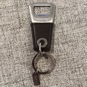 Coach Brown Leather Key Chain & Bottle Opener *HARD TO FIND* (EUC)